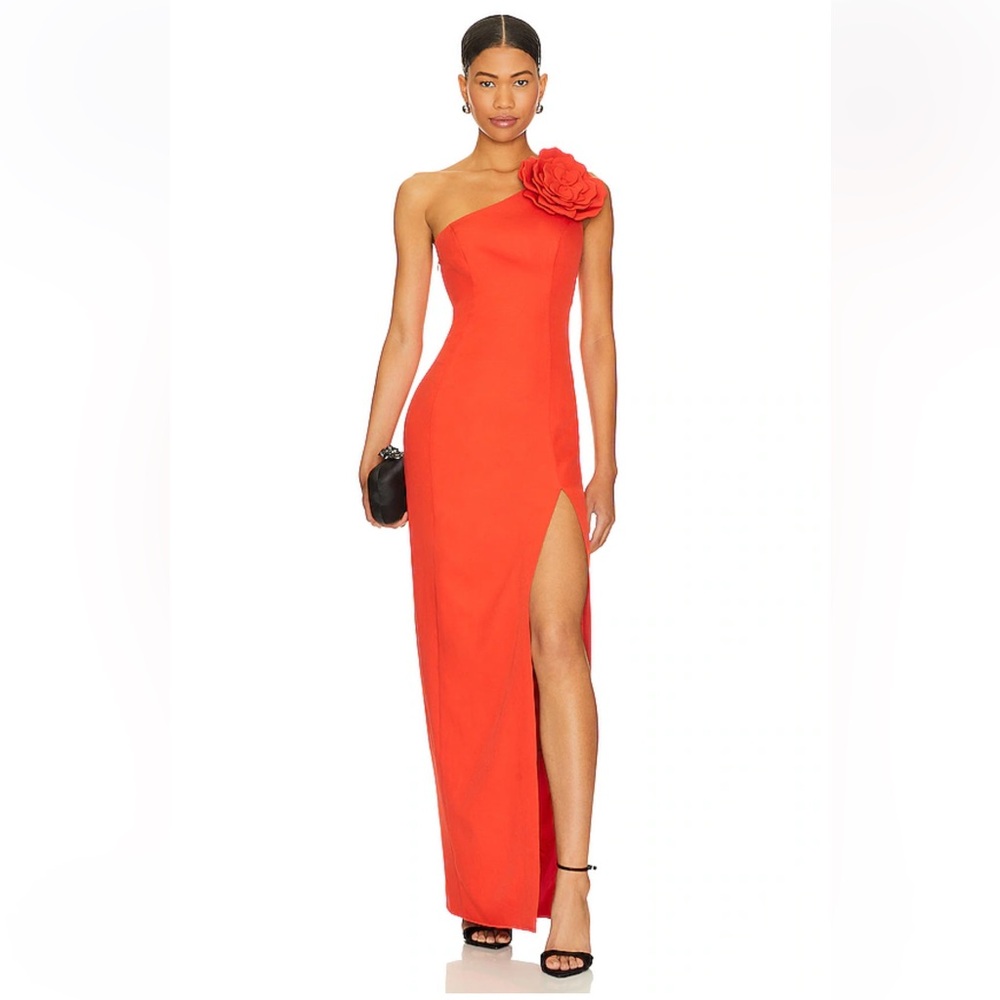 Revolve Lovers + Friends Petra Gown in Candy Red Size XS